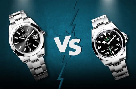 rolex datejust vs air king|rolex air king review.